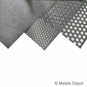 Brass perforated metal  Perforated metal, Perforated metal panel, Metal  panels