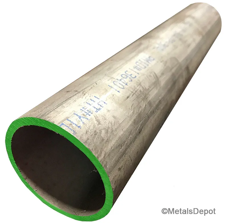 Round Tube,Silver Hollow Round Tube, 304 Stainless Steel Capillary Round  Tubing, Length 300mm, Outer Diameter 16mm, Seamless Straight Pipe Tube  (Size