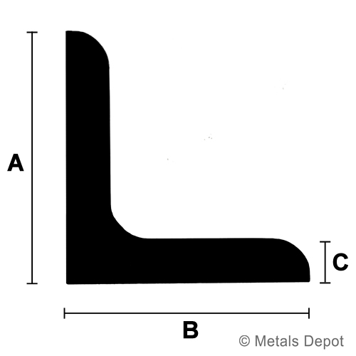 Metalsdepot® Galvanized Steel Angle