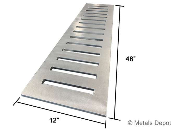 https://www.metalsdepot.com/specialty-metals/trench-grate-drain-covers/grate-plate-galvanized-heavy-duty-driveway-drain-grate-12-thick-x-12-x-48-gp121248g/images/galvanizedgrateplatedimensions12x48_2.jpg