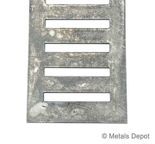 Metals Depot®  Steel Driveway Drain Grate - 1-1/2 x 8 inch